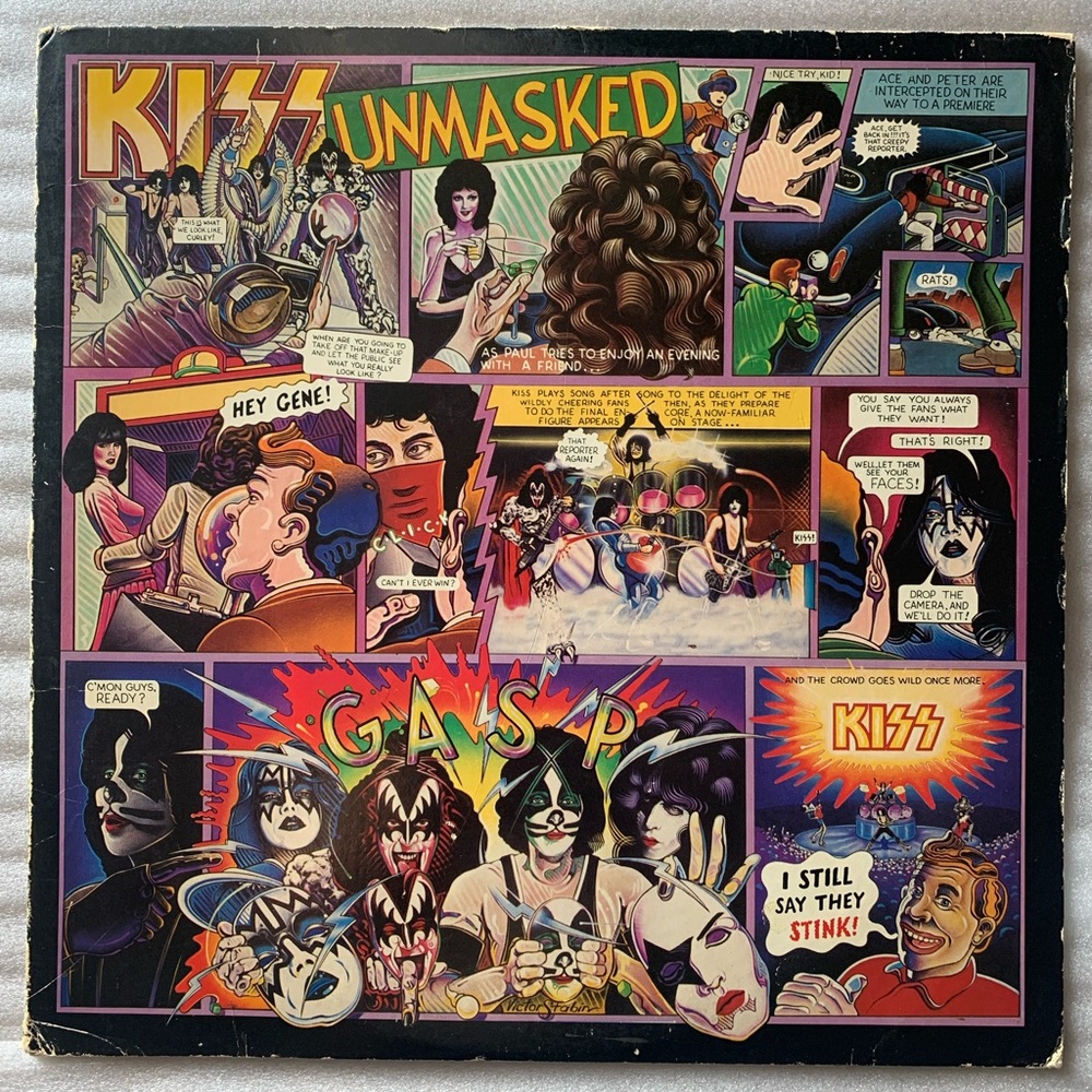 Kiss UNMASKED Vinyl LP Casablanca ‎Records 1980 
 (Original Vinyl Record)